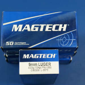 Magtech 9mmLuger FMJ 124gr/8,03g