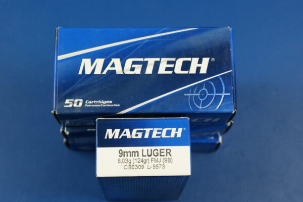 Magtech 9mmLuger FMJ 124gr/8,03g