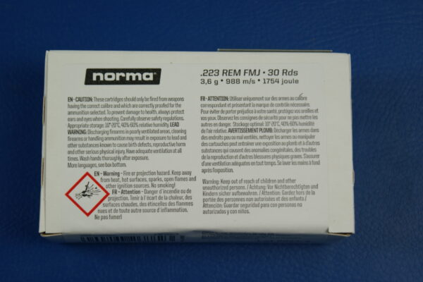 Norma "white box" .223Rem. FMJ 3,6g