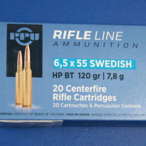 PPU 6,5x55 Swedish HP BT 120gr/7,8g