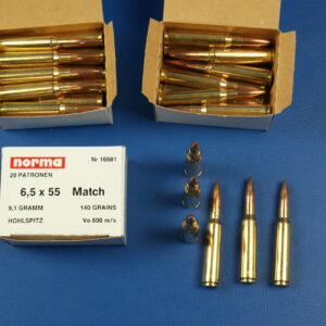 Norma Match 6,5x55 HP 140gr/9,1g