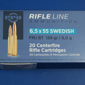 PPU 6,5x55 swedish FMJ BT 139gr/9g