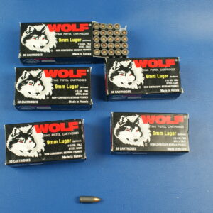 Wolf 9mmLuger FMJ 115gr