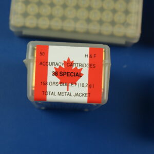 Accuracy Cartridges .38Special FMJ 158gr