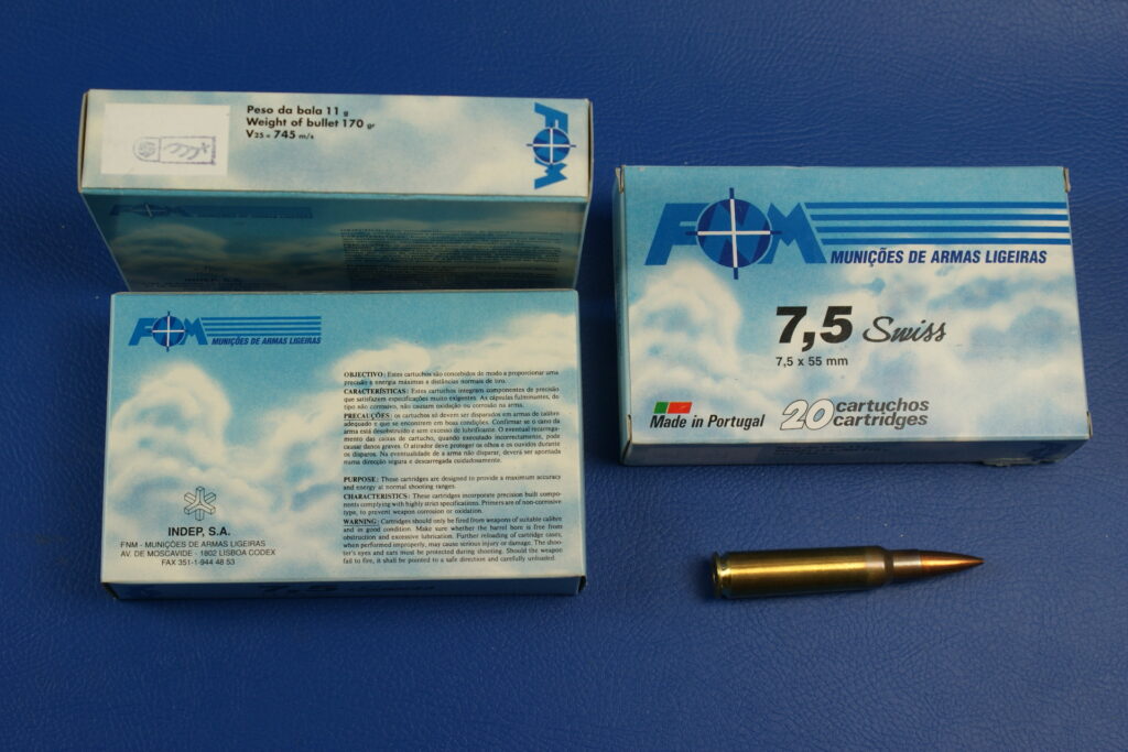 FNM 7,5x55mm swiss 170gr