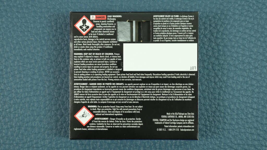 W00009 Federal Small Rifle Primers No. 2051 (5)