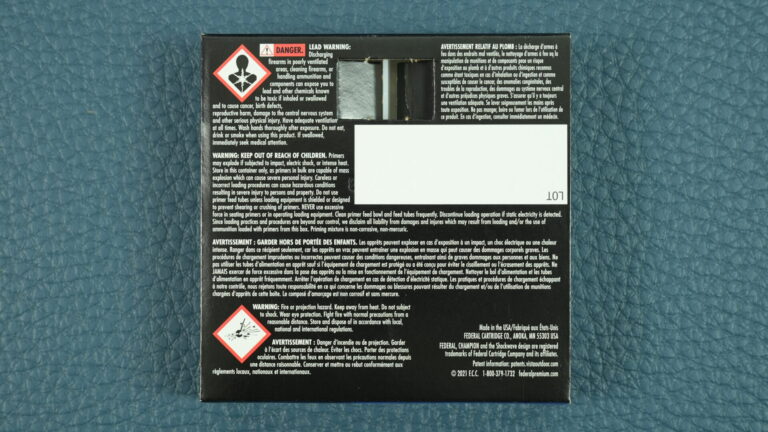 W00009 Federal Small Rifle Primers No. 2051 (5)